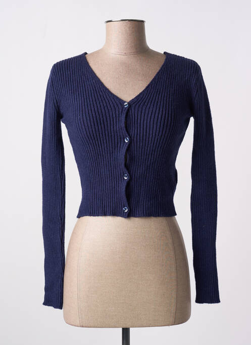 Vestă cu mâneci lungi albastru SUBDUED femeie