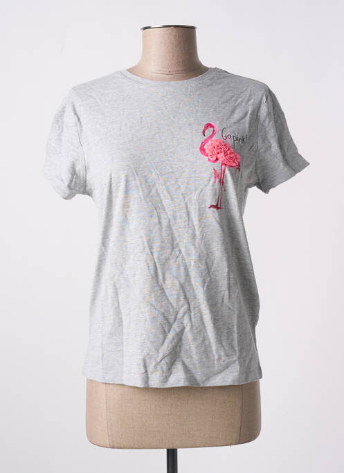 Tricou gri JACQUELINE DE YONG femeie