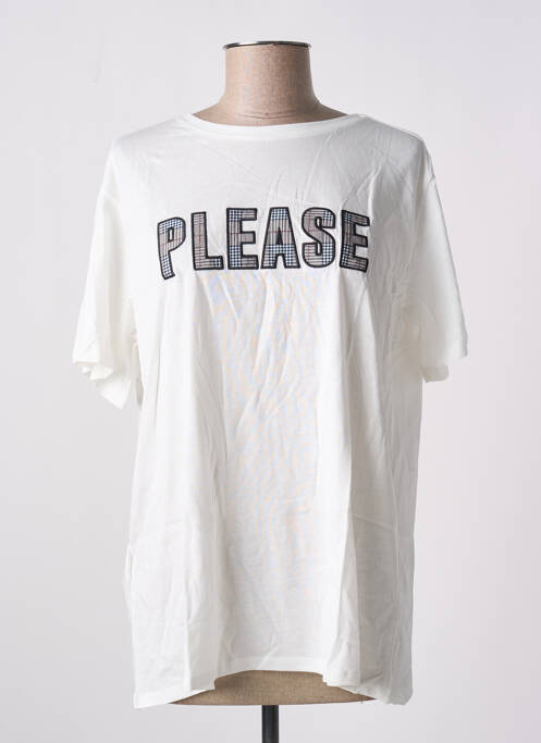 Tricou alb MANGO femeie