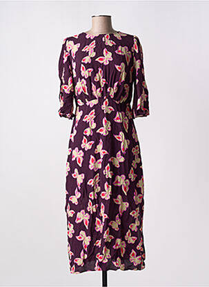 Rochie scurtă violet MANGO femeie