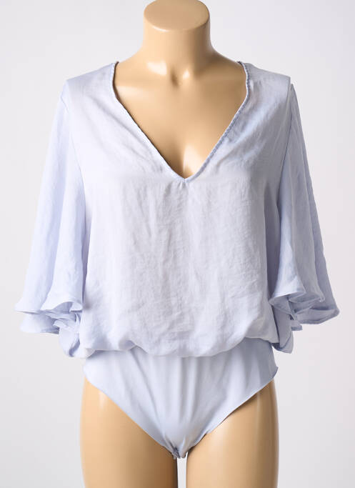 Body de lenjerie albastru MANGO femeie