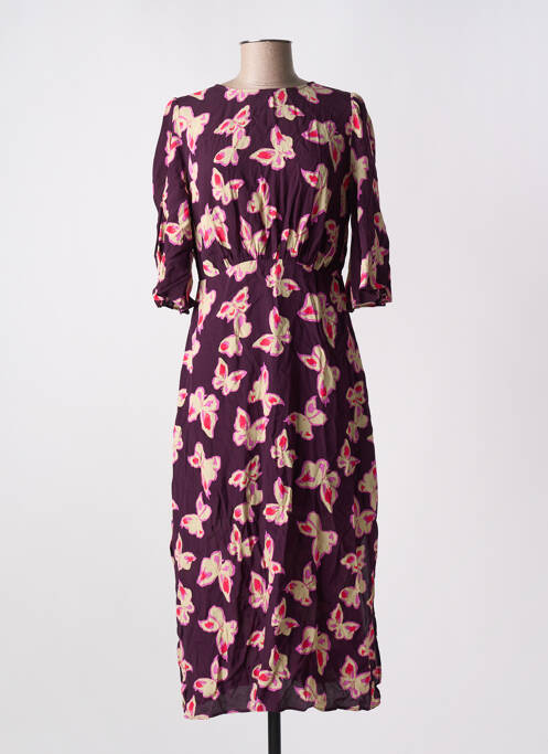 Rochie scurtă violet MANGO femeie