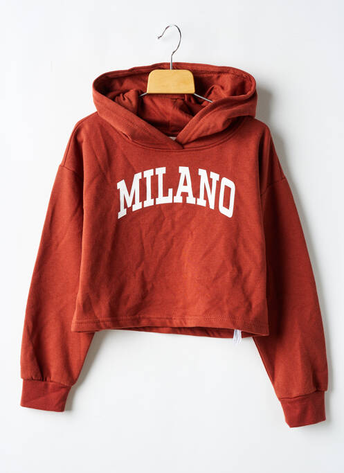 Hanorac cu glugă maro ONLY fată