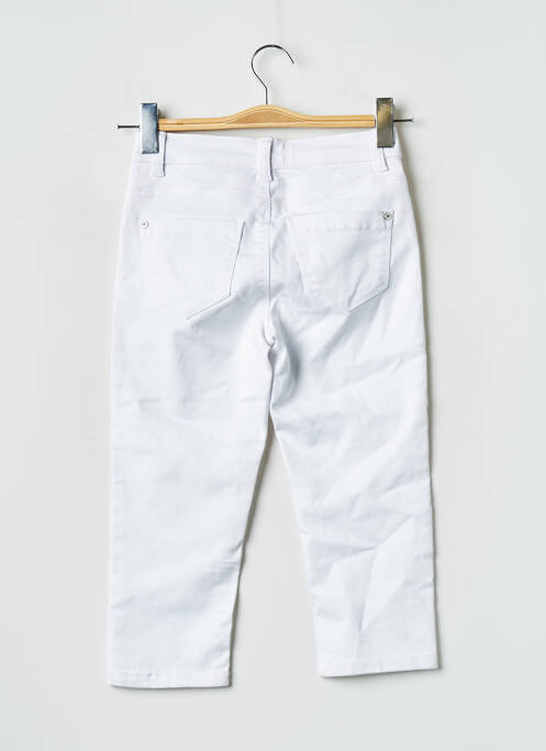 Pantalon trei sferturi alb ONLY femeie