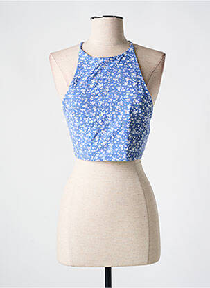 Top albastru SUBDUED femeie