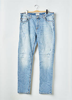 Blugi cu croială slim albastru ONLY&SONS bărbat