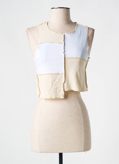 Top alb SUBDUED femeie