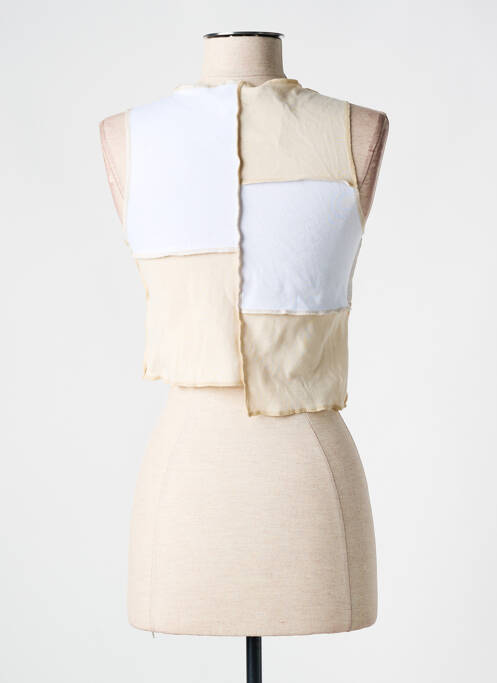 Top alb SUBDUED femeie