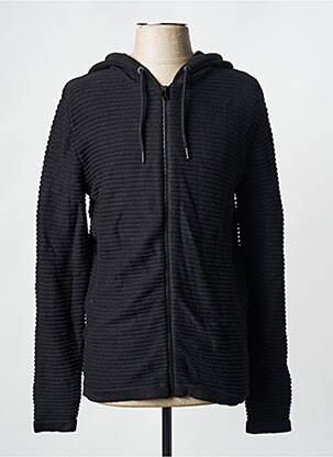 Hanorac cu glugă negru JACK & JONES bărbat