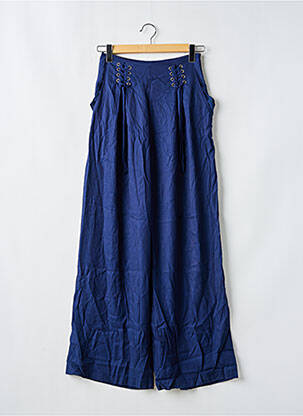 Pantalon evazat albastru GUESS femeie