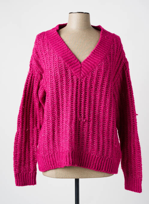 Pulover roz VERO MODA femeie