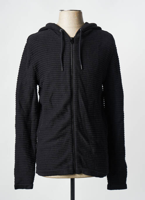 Hanorac cu glugă negru JACK & JONES bărbat