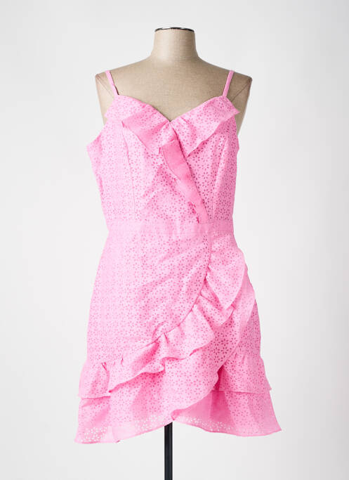 Rochie scurtă roz NAF NAF femeie