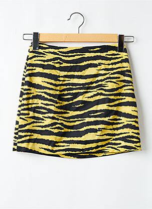 Fustă scurtă galben MANGO femeie