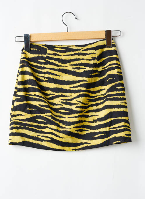 Fustă scurtă galben MANGO femeie