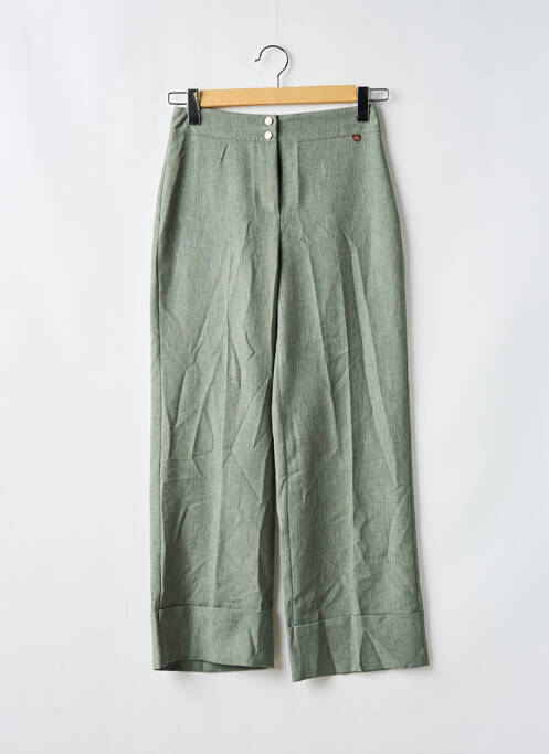 Pantalon larg verde AMELIE & AMELIE femeie