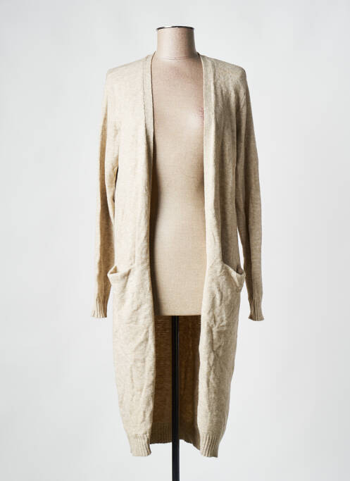 Vestă cu mâneci lungi bej VILA femeie