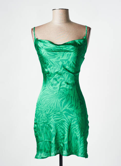 Rochie scurtă verde SUBDUED femeie