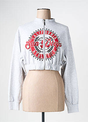 Pulover gri TALLY WEIJL femeie