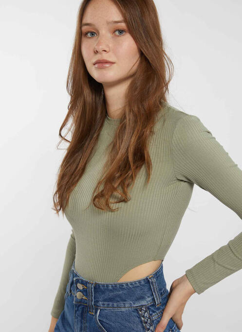 Body de lenjerie verde TALLY WEIJL femeie