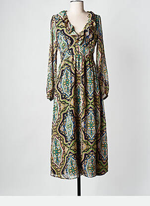 Rochie lungă negru MANGO femeie