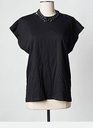 Tricou negru PLEASE femeie