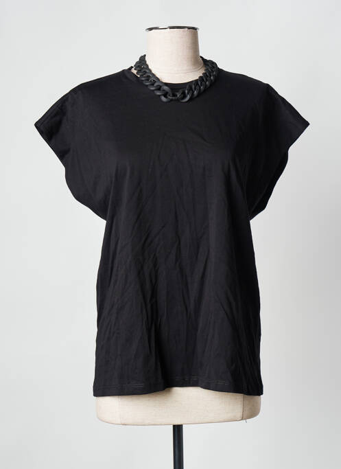 Tricou negru PLEASE femeie