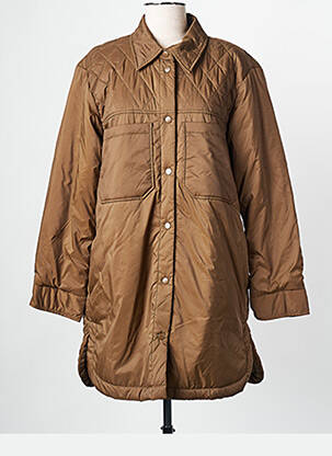 Geacă matlasată maro OBJECT femeie