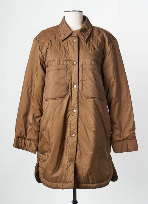 Geacă matlasată maro OBJECT femeie