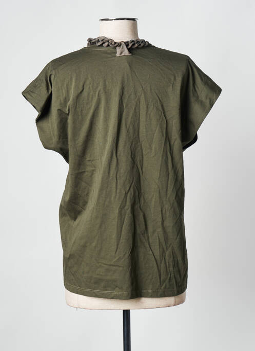 Tricou verde PLEASE femeie