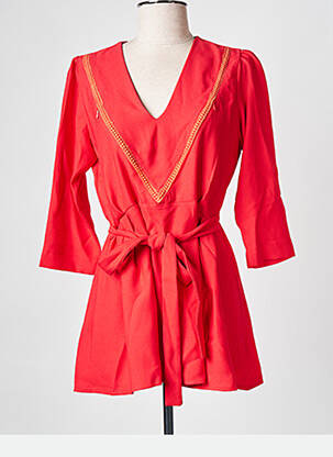 Tunică maternitate roșu NEUVIÈME CIEL femeie