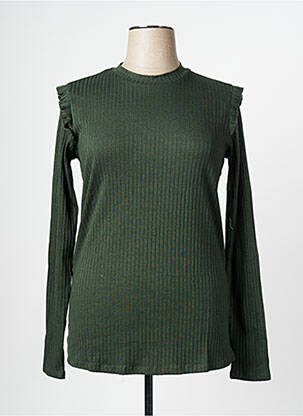 Tricou / top maternitate verde SUPERMOM femeie