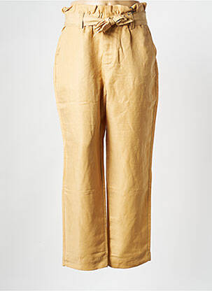 Pantalon drept bej SCOTCH & SODA femeie