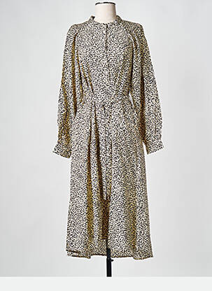 Rochie midi bej MOSS COPENHAGEN femeie