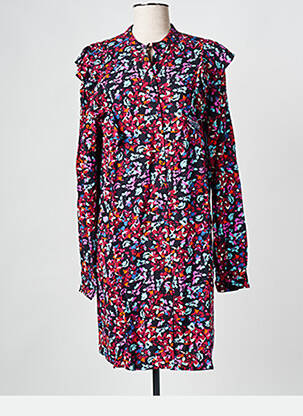 Rochie scurtă roz PIECES femeie