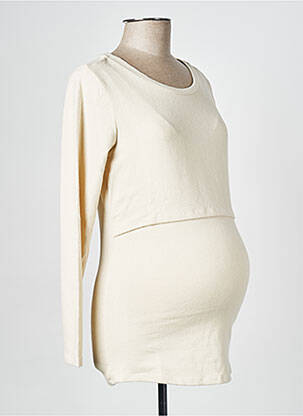 Tricou / top maternitate bej NOPPIES femeie
