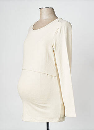 Tricou / top maternitate bej NOPPIES femeie