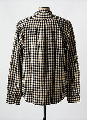 Cămașă cu mâneci lungi maro KNOWLEDGE COTTON APPAREL bărbat