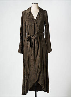 Rochie midi verde VILA femeie