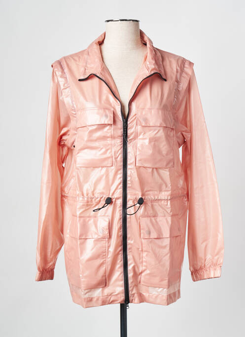 Geacă matlasată roz RAINS femme