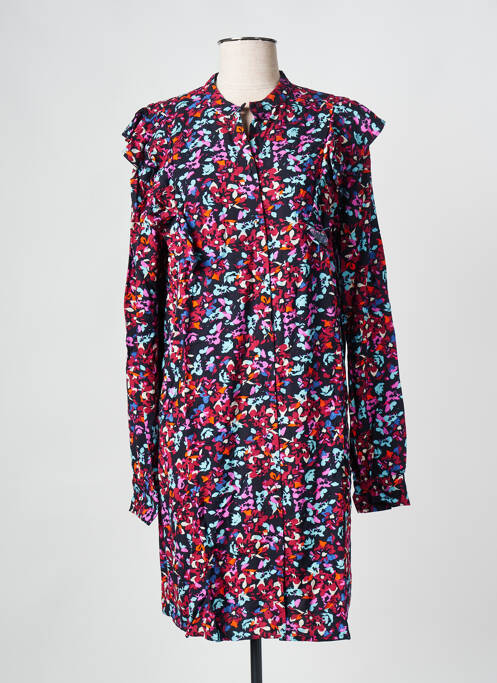 Rochie scurtă roz PIECES femeie