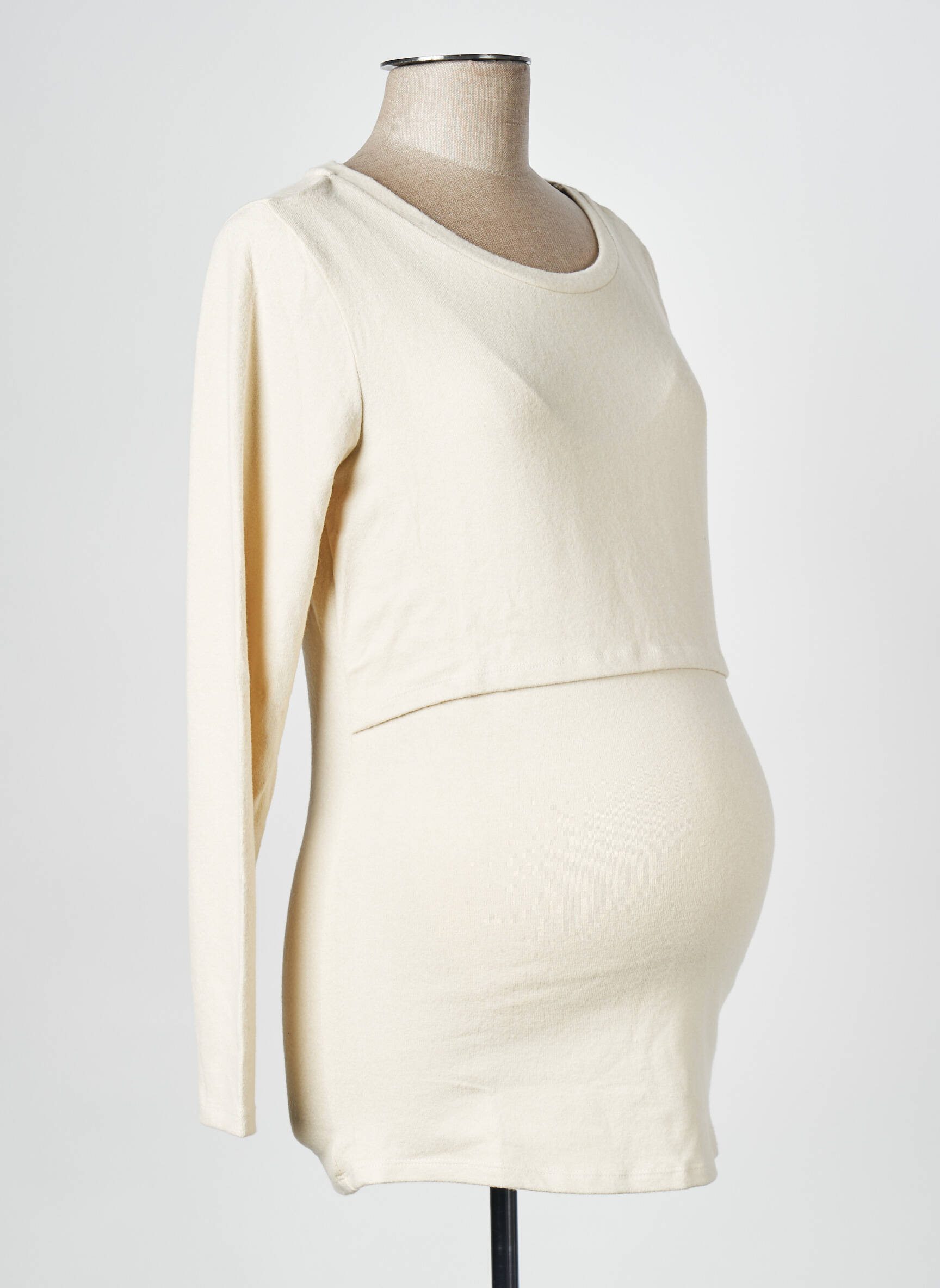 Tricou / top maternitate bej NOPPIES femeie