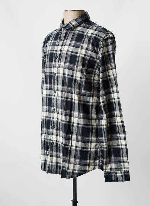 Cămașă cu mâneci lungi negru SELECTED bărbat