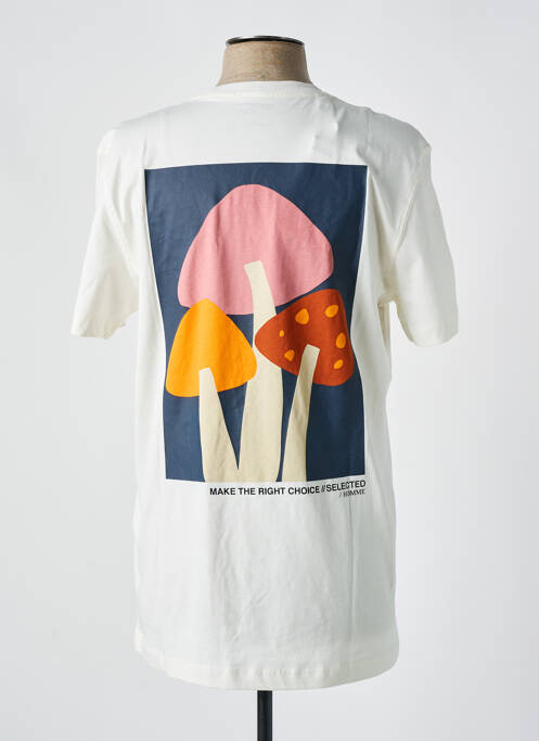 Tricou alb SELECTED bărbat