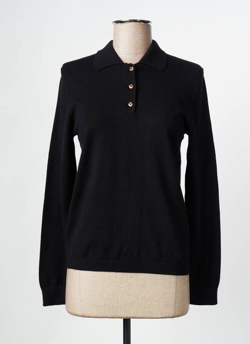 Polo negru VILA femeie