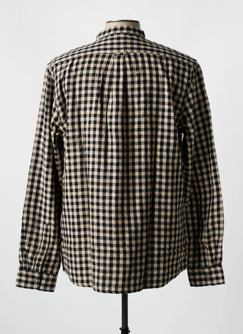 Cămașă cu mâneci lungi maro KNOWLEDGE COTTON APPAREL bărbat