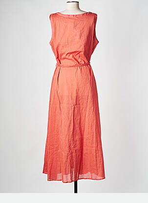 Rochie midi portocalie DIEGA femeie