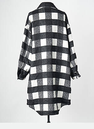 Palton lung negru MAT FASHION femeie