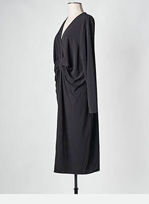 Rochie midi negru MAT FASHION femeie