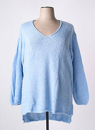 Pulover albastru MAT FASHION femeie